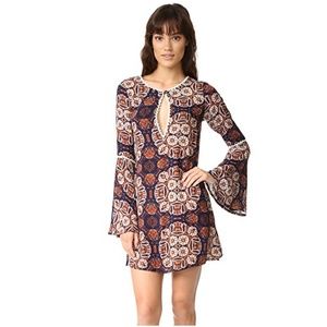 Cleobella Klyn Swingy Bell Sleeve Mini Dress